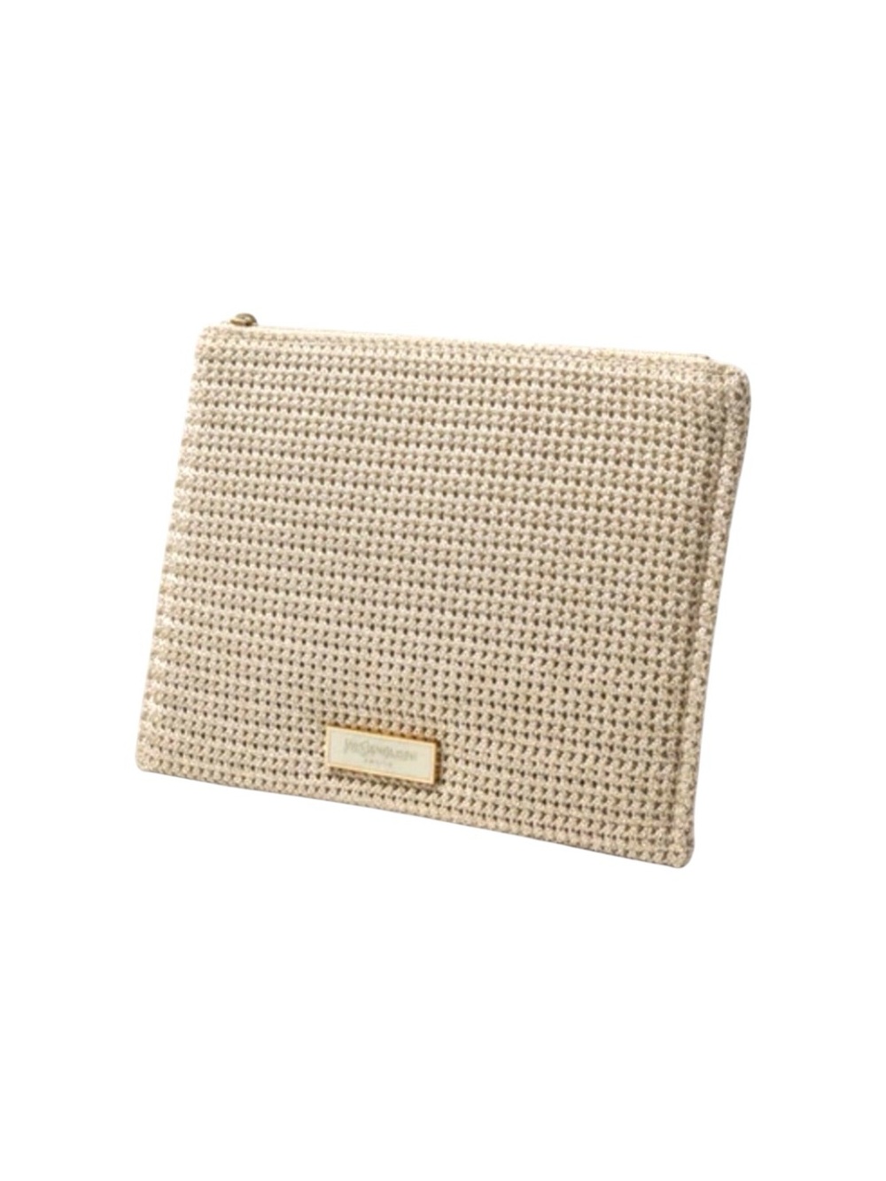 YSL Beauty Woven Cosmetic Pouch